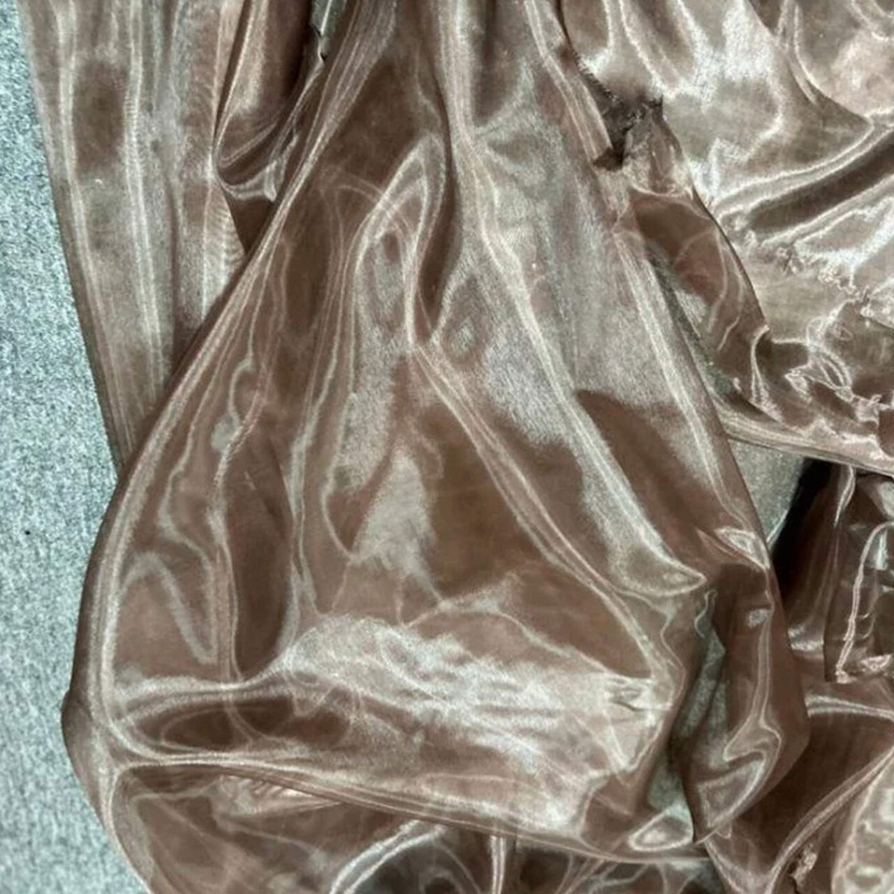 1 Yard Sheer Organza Fabric Crisp Lightweight Elegant Material for Decor Fashion Crafts